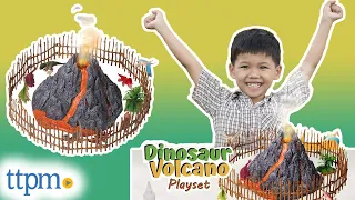 Dinosaur Volcano ERUPTION! | NEW Playset from Dazmers Toys | TTPM Toy Reviews