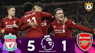 ملخص مباراة أرسنال 1-5 ليفربول 🔥 ❯ ليفربول يعذب المدفعجية 💪🤯 ● الدوري الإنجليزي [2019] 🦁 FHD