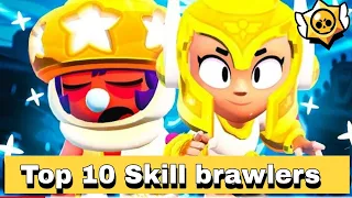 Top 10 skill brawlers in Brawlstars (SEASON 27)🤯