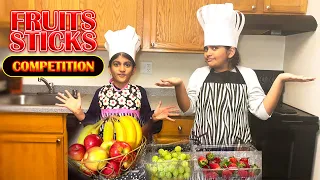 Fruit Stick Ideas For Kids Lunch Box || Fruits Sticks Competition || Ayesha's life in Maryland🇺🇸