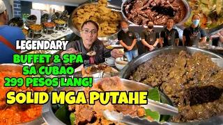 BUFFET NA MAY SPA WOW NA KAINAN SA CUBAO , KAYA PALA DINADAGSA NG TAO MURA NA RELAXING PA 299 LANG!