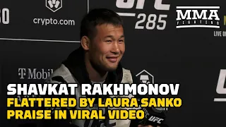 Shavkat Rakhmonov Flattered By Laura Sanko Praise In Viral Video | UFC 285 | MMA Fighting