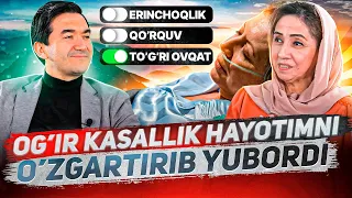 50 yoshida sinovlarni yengib, 32 kg ozib, biznes boshlab, o'z yo'lini topgan ayol