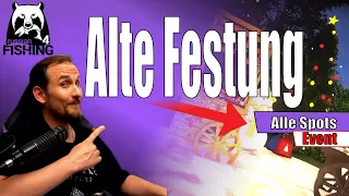 Russian Fishing 4 - Alte Festung - Neujahrs Herausforderungen, Spots, Köder, Setup alle Infos