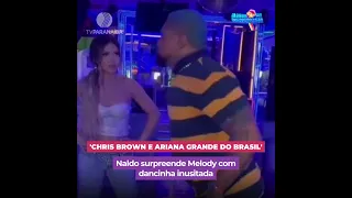 Naldo surpreende Melody com dancinha inusitada: 'Chris Brown e Ariana Grande do Brasil'