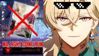 NO LIGHT CONE RUN Conundrum Lv. 12  | SU Gold and Gears