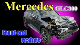 Mercedes GLC 300. Front end restore. Ремонт переда.