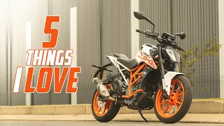 5 things I LOVE about my KTM 390 Duke