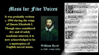 Mass for Five Voices. William Byrd. Tallis Scholars. Peter Phillips, conductor.