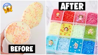 18 EXTREME SLIME PALETTE MAKEOVERS! *fixing my 3 year old slime*