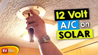 Can a 12 Volt Air Conditioner Cool my entire RV Off-Grid? - Full DIY Install