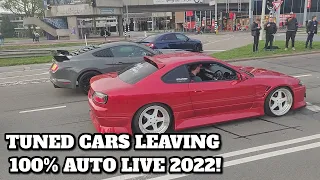 TUNED CARS LEAVING 100% AUTO LIVE 2022!!!