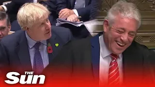 The PM's funny farewell to Speaker John Bercow