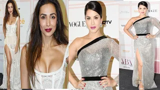 OH MY GODDD! Sunny Leone L00KS Gorgeous In Silver Gown Vogue Beauty Awards 2019