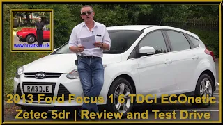 2013 Ford Focus 1 6 TDCi ECOnetic Zetec 5dr | Review and Test Drive