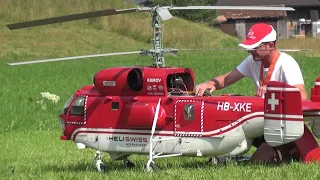 RC KAMOV KA-32A SCALE HELICOPTER HELISWISS MODEL WITH HIGH DETAILED ADDONS