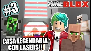 Casa Legendaria de Minecraft | Fabrica de Minecraft en Roblox 3 | Juegos Karim Juega