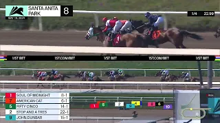 Clooney wins Race 8 on Sunday, May 19 at Santa Anita Park