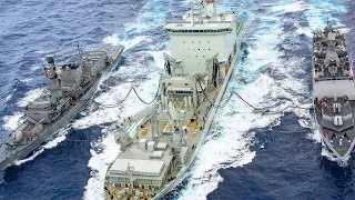 Refueling Ships at Sea