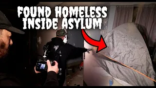 FOUND HOMELESS LIVING IN THIS HAUNTED ABANDONED ASYLUM
