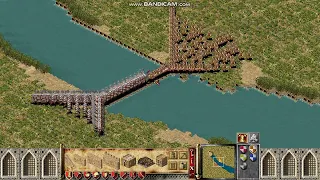 Stronghold Crusader 500 Pikemen vs 500 Monks