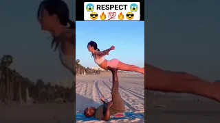 🔥💯Respect || Girl Amazing Stunt😎😍💯 #shorts #trendingshorts #youtubeshorts #trending #viral #respect