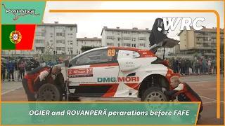 OGIER and ROVANPERÄ Preparations for POWERSTAGE FAFE WRC RALLY PORTUGAL 2022 || PURE SOUND