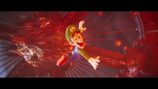 Mario saving Luigi from lava - The Super Mario Bros  Movie (2023)