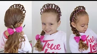 Penteado Infantil Princesa com Coroa de Cabelo