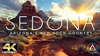 SEDONA - ARIZONA 4K DRONE FOOTAGE (ULTRA HD) - USA Beautiful Scenery Footage UHD