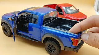 DIECAST UNBOXING - FORD RAPTOR 1/24 Scale Diecast Model Truck By Maisto