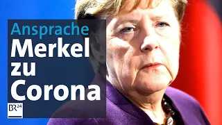 Ansprache von Bundeskanzlerin Merkel zur Corona-Krise | BR24