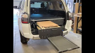 Air Down Gear Up 5th Gen 4Runner Sleeping Platform and Drawers: V3