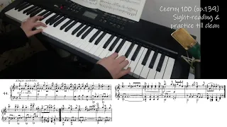 Czerny 100 (op.139) / No.44 practice