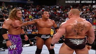 Brock Lesnar vs The Rock Clash After Tag Team Action on Smackdown