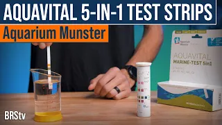 If You Have 1-Second... You Can Test Your Reef Tank Parameters! Aquavital 5-in-1 Test Strips.