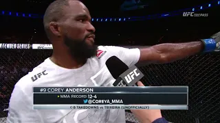 Fight Night Hamburg: Corey Anderson Octagon Interview