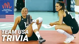 TEAM USA RAPID-FIRE TRIVIA | VNL Russia - Vlog 14