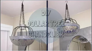 $6.00 DIY Dollar Tree Lamp/Chandelier