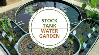 Stock Tank Water Garden