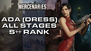 RE4 Remake Mercenaries - Ada (Dress) - All Stages - S++ Rank