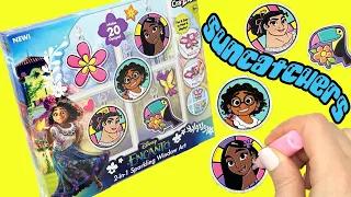 Disney Encanto DIY Suncatchers Mirabel, Isabela, Luisa Crafts for Kids