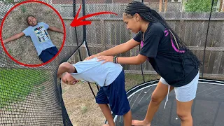 MEAN BIG SISTER GETS PRANKED BY BROTHER, She Instantly Regrets It