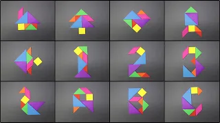 How to make a paper TANGRAM! ||| Origami |||