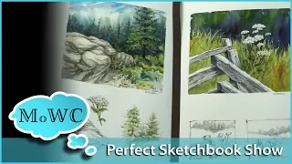 The Perfect Sketchbook Show Piece Demo in Watercolor