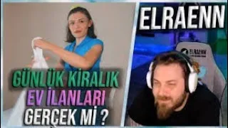 Elraenn-"GÜNLÜK KİRALIK EV İLANLARI GERÇEK Mİ?" izliyor (Meryem Can) Part 1