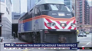 New Metra schedule changes take effect today, affecting thousands of commuters