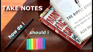 How to Take Notes When Reading