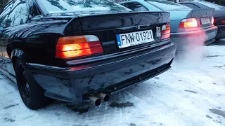 Bmw E36 Coupe łuututtuuttu odcięcie zapłonu :) sound exhaust :)