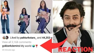 Gökberk Reaction On Özge yağız New Shoot